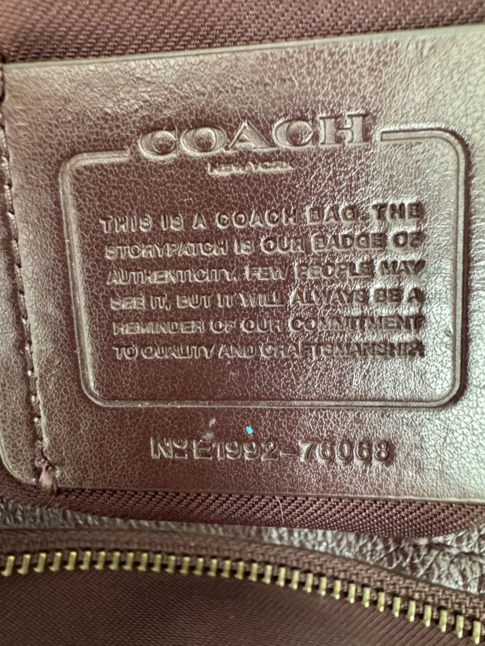 COACH Retail Dalton 31 Colorblock Pebble Leather Hobo Whipstitch 76068 - Picture 4 of 13